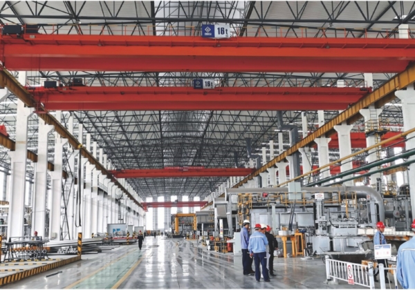 中国铝业贵州分公司轻合金新材料退城进园项目-熔铸车间（钢结构）